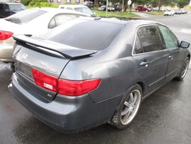 2005 HONDA ACCORD EX GRAY 4DR 2.4L VTEC AT A15276